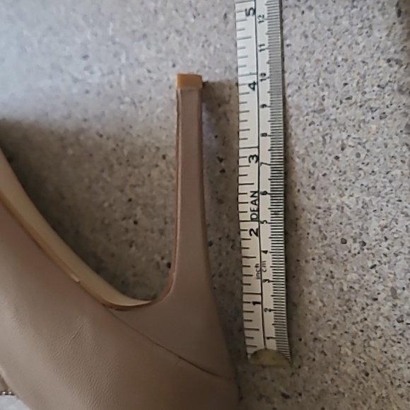 Nine West Sasafraso Woman's Heel | Beige | 7.5 M | Lace Up - Picture 6 of 9